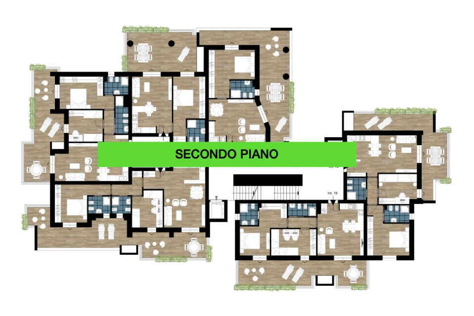 Residenze Tower Hill - Piano 2