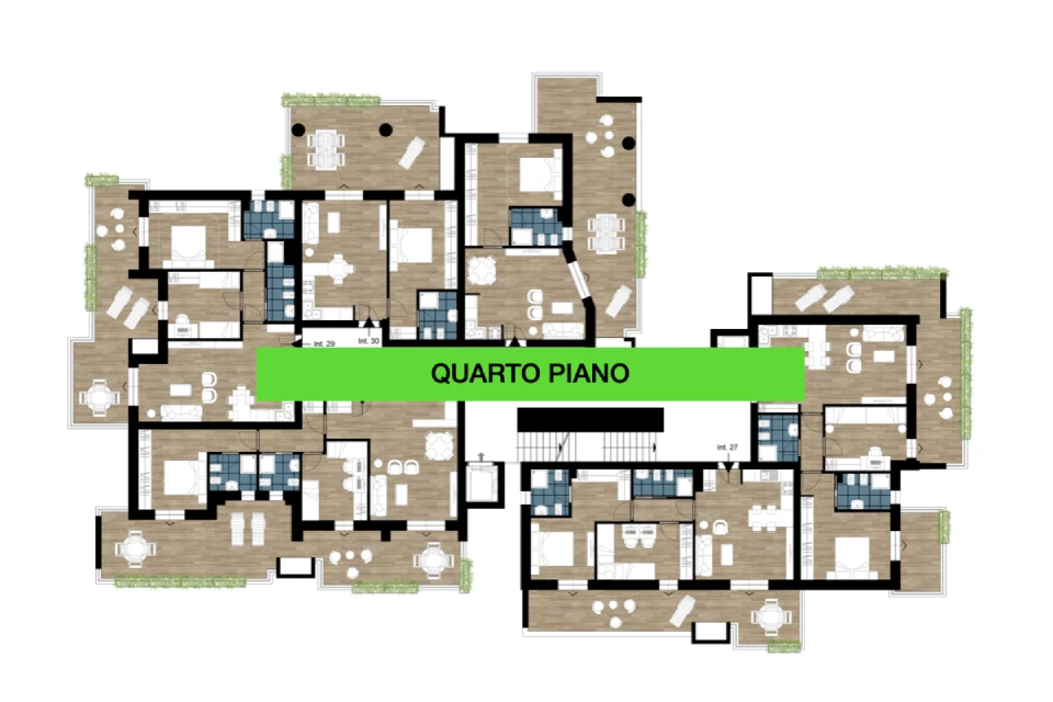 Residenze Tower Hill - Piano 4