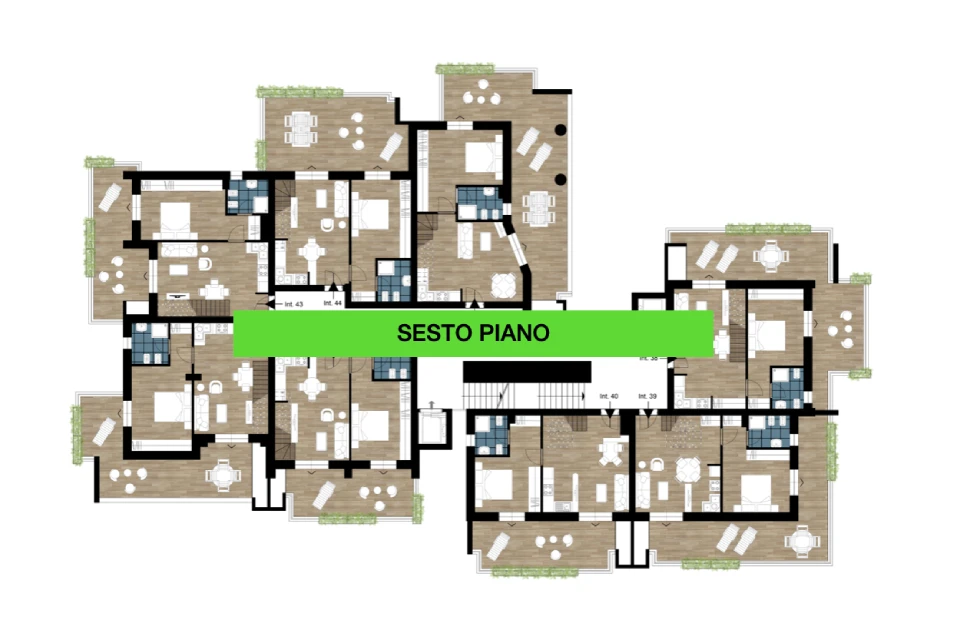 Residenze Tower Hill - Piano 6